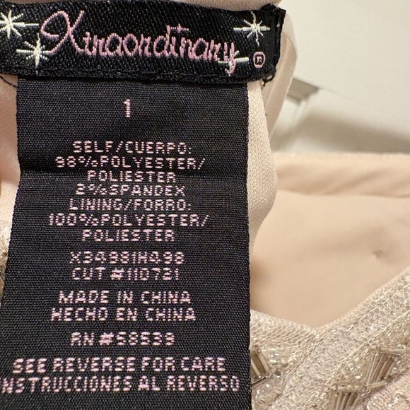 Xtraordinary Beige Lace Maxi Dress - Picture 4 of 5